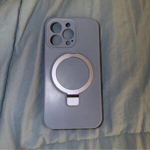 iPhone 13 Pro Light Blue Phone Case with Ring Holder